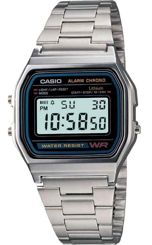 RELÓGIO CASIO VINTAGE RETRÔ ANOS 80 A158WA-1 A158 A158W A158WA GARANTIA GENUÍNA - Imagem 1 de 1
