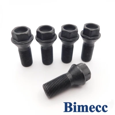 5 pernos de rueda M14x1,25 27 mm, estilo fabricante de equipos originales, Bimecc para BMW X6 - E71 E72 F16 G06 Foto 1 de 4