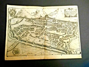 Antiche Stampe-Rocca Contra nella Marca di Ancona (Rocca Contrada) -Vicenza 1638 - Foto 1 di 1