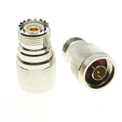 1pcs N Male Plug to UHF SO-239 SO239 Female Jack RF Connector Adapter Adaptor - Image 1 of 3