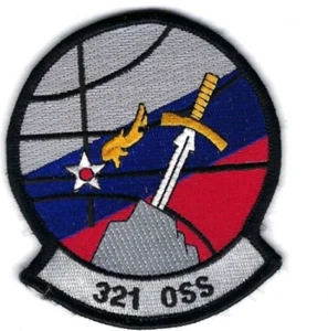 PATCH USAF 321st OPERATIONS SUPPORT SQ OSS GRAND FORKS AFB B11-4 - Picture 1 of 1