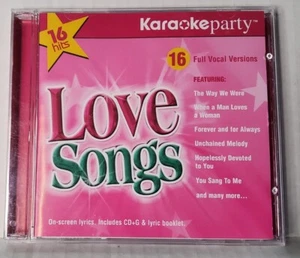 Karaoke Party - Love Songs CD+G & lyric booklet, Pre-owned, Very Good condition - Picture 1 of 3