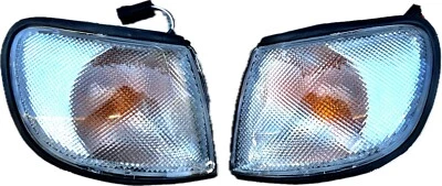 FITS NISSAN N14 PULSAR SUNNY MODEL 1991 95 FRONT CORNER LIGHTS PAIR LH RH NEW  - Image 1 of 4