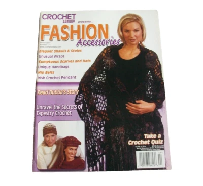 Crochet Fantasy Magazine Fashion Accessories Winter 2004 #171 Shawls Wraps Hats - Image 1 of 4