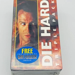 1995 Die Hard Die Harder Die Hard w/ Vengeance VHS Trilogy Tapes Factory Sealed - Picture 1 of 4