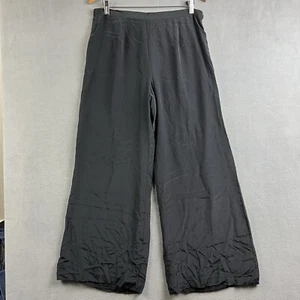 Pantalones Spiegel para mujer 14 negros 100 % seda pierna ancha bolsillos festival NUEVO - Imagen 1 de 11