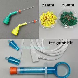 Dentale Endo Prebent Irrigazione Canale Radicale Irrigazione Punte Aghi Punta 30G Irrigatore - Foto 1 di 26