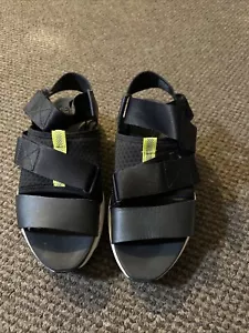 Sorel Kinetic Impact II sandalo basso a fascia nero/sale marino donna 7,5 - Foto 1 di 5