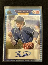 2021 Leaf Pro Set Metal 1989 Blue Mojo 9:20 Bobby Witt Jr #PA-BWJ Auto