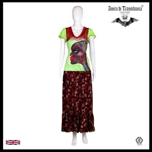 woman clothing summer couture dress crochet elegant ethnic tribal beach casual - Picture 1 of 24