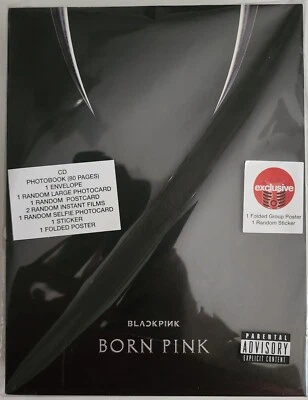 NEW BLACKPINK BORN PINK BLACK VERSION B CD TARGET EXCLUSIVE FREE SHIPPING Foto 1 de 2