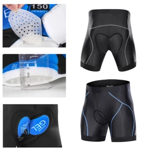 Mens Cycling Padded Shorts Bicycle Road Bike MTB Mountain Biking Clothing - Picture 1 of 25