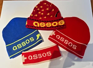 Assos Cycle Clothing Beanies and Headbands 1990s vintage - Rare - Picture 1 of 15
