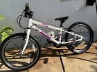 Squish 20" Wheel Lightweight Junior Kids Bike, White Purple Decals