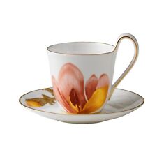 Royal Copenhagen Flora High Handle Cup And Saucer - Magnolia 27 CL / 9.1 Oz