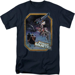 BATTLESTAR GALACTICA POSTER  Licensed Adult Men's Graphic Tee Shirt SM-5XL - Picture 1 of 2