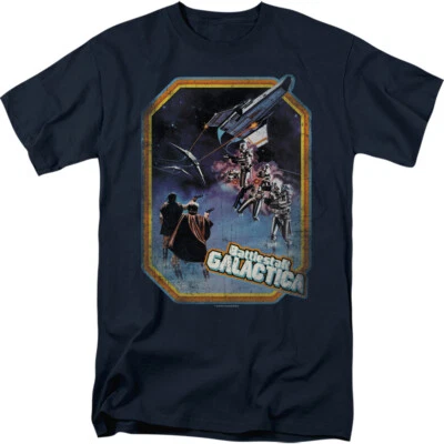 Camiseta gráfica BATTLESTAR GALACTICA PÓSTER con licencia para hombre adulto SM-5XL Foto 1 de 2