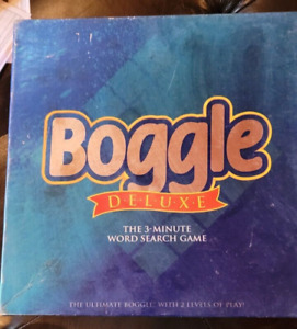 1996 Boggle Deluxe 3-Minute Word Game Parker Brothers Complete
