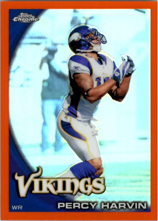 2010 Topps Chrome Orange Refractors Football Card Pick - Image 1 of 1