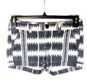 American Eagle pantaloncino midi elasticizzato nero e grigio taglia 2 - Foto 1 di 3