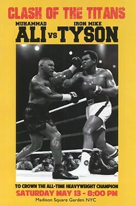 NEW MIKE TYSON BOXING SPORTS POSTER PREMIUM WALL ART PRINT SIZE A5-A1 - Picture 1 of 6