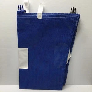 Una (1) bolsas de lavandería comerciales azules, bolsas de lavandería de malla de PVC - Imagen 1 de 3