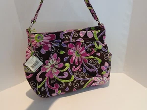 Vera Bradley Purple Punch Reversible Shoulder Tote NWT - Picture 1 of 2