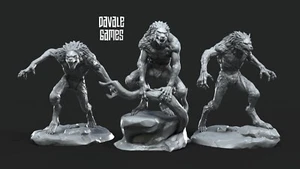 Lycanthropes of Anagar 28mm miniatures dnd minis fantasy miniatures mesbg lotr - Picture 1 of 8