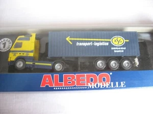 Z763* ALBEDO 1:87 320100 Volvo Sattelzug Transport-Logistics ASG OVP - Bild 1 von 2