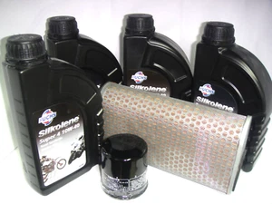 KIT TAGLIANDO OLIO SILKOLENE SUPER4 10W40 HONDA 600 CBF S 2008 2009 2010 - Picture 1 of 1