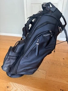 Vessel Player Pro V Stand Black Golf Bag 7-Way - Picture 1 of 5