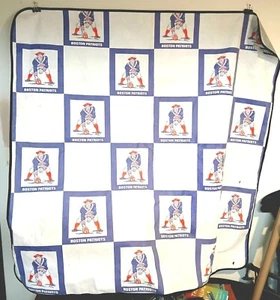 Boston Patriots Late 60s Space Sports Blanket Football Wind Water Proof 56” USA - Picture 1 of 8