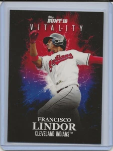 2016 Topps Bunt 16 Vitality Francisco Lindor Cleveland Indianer Karte #20 - Bild 1 von 2
