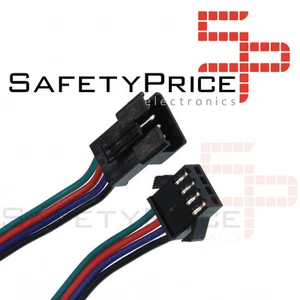 5x Pareja de Conectores JST SM 4 Pin Macho Hembra 150mm Baterias LIPO NiMh SP - Imagen 1 de 1