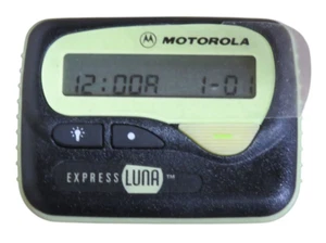 Vintage Motorola Express Luna Pager w/ Clear Case 931.9375 MHz - Photo 1/4