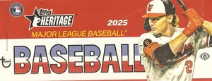2025 Topps Heritage Set Completo 1-500 (400 BASE + 100 stampe corte) SPEDIZIONE GRATUITA - Foto 1 di 1