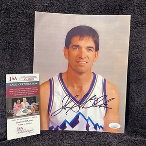 AWESOME John Stockton AUTOGRAPHED 8x10 Photo, Utah Jazz, JSA AUTHENTICATED!! - Picture 1 of 3