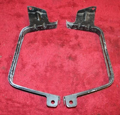 Ford Custom Galaxie 500 LTD 1971 Brougham NOS rejilla del radiador L+R soportes de apoyo Foto 1 de 4