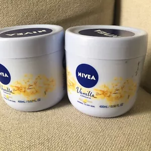 Lot Of 2 Nivea Vanilla & Almond Oil Moisturising Body Cream 13.5 oz - Exp 10/24 - Picture 1 of 5
