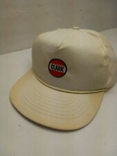 Vintage Clark Gas Station Strapback Hat Cap Trucker One Size