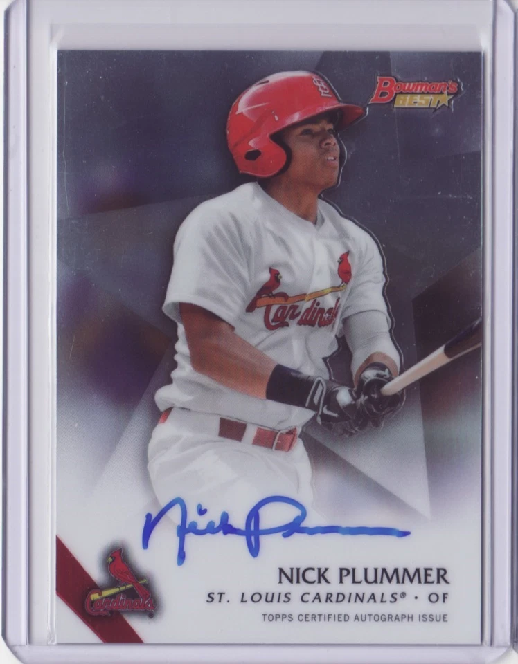 2015 Bowman's Best of '15 Autograph #B15NP Nick Plummer Auto - Flat S/H - Image 1 of 1