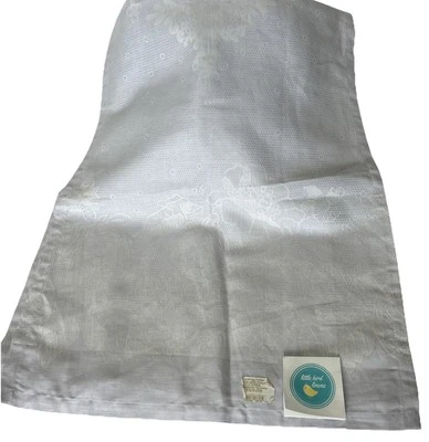 Le Jacquard Francais Table Runner ALa Jolie 22 x 106 LavenderLinen Cotton France - Image 1 of 4