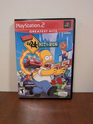 Simpsons: Hit & Run (Sony, PlayStation 2 PS2) Greatest Hits Complete CIB ***READ - Image 1 of 4