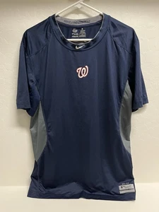 Chemise ajustée Nike Pro Combat Dri-Fit MLB Washington Nationals - Homme taille XL - Photo 1/10