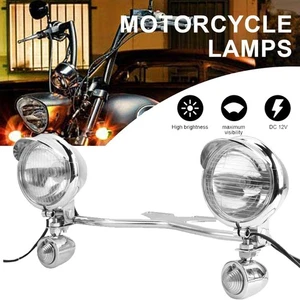 Señal de giro del foco de paso de motocicleta para Harley Honda Suzuki Kawasaki Yamaha - Imagen 1 de 8