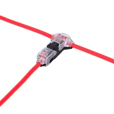 BRIGHTFOUR Low Voltage Wire splice connectors - Pack of 12 Quick Solderless T Tap Connector