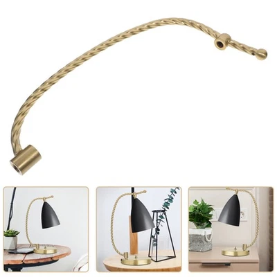  Lampada antica Tubo intrecciato Lampada placcata in rame Lampada a stelo Kit - Immagine 1 di 4