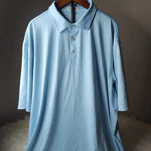 Peter Millar Mens Summer Comfort Blue Dragonfly Print Golf Polo Size XL - Picture 1 of 7
