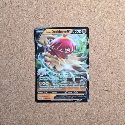 Holo Hisuian Decidueye V SWSH238 Sword & Shield Promo Cards Pokemon *PB - Image 1 of 2