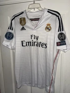 Camiseta de fútbol mediana Adidas del Real Madrid 2014-2015 James Rodríguez - Imagen 1 de 8